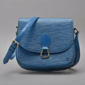 Louis Vuitton Leather Epi Cloud Bag Saint Blue Crossbody Shoulder